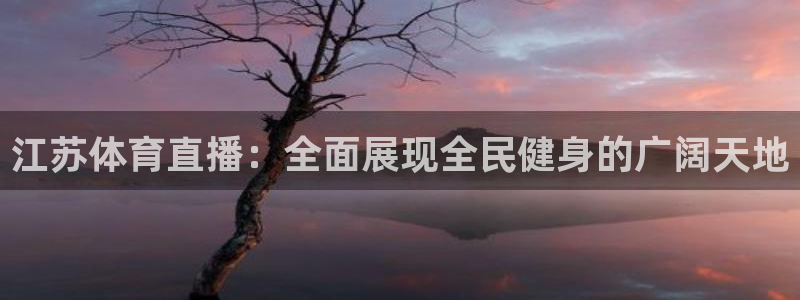 江苏体育直播：全面展现全民健身的广阔天地